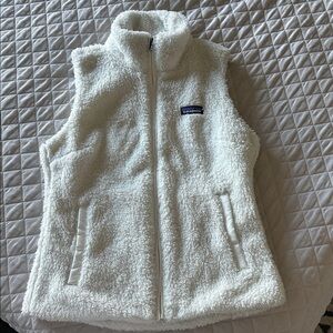 Patagonia Cream Fleece Vest